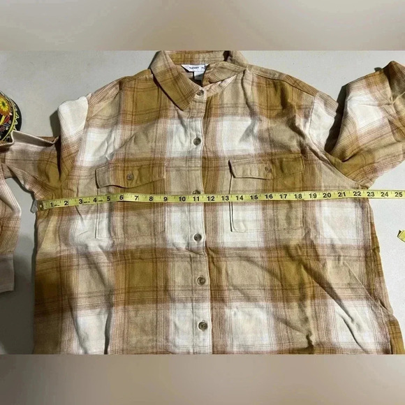 Old Navy Boyfriend Flannel Sz M - Picture 6 of 6